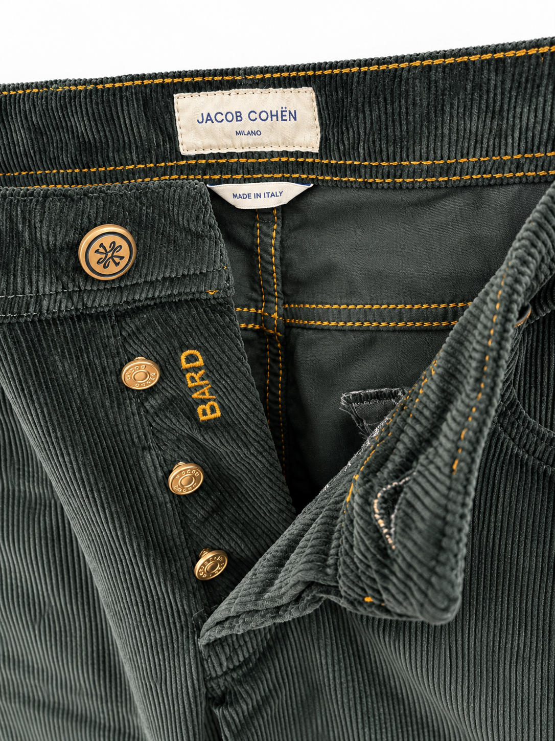 JACOB COHËN - Pantalone 5 tasche in velluto "BARD"