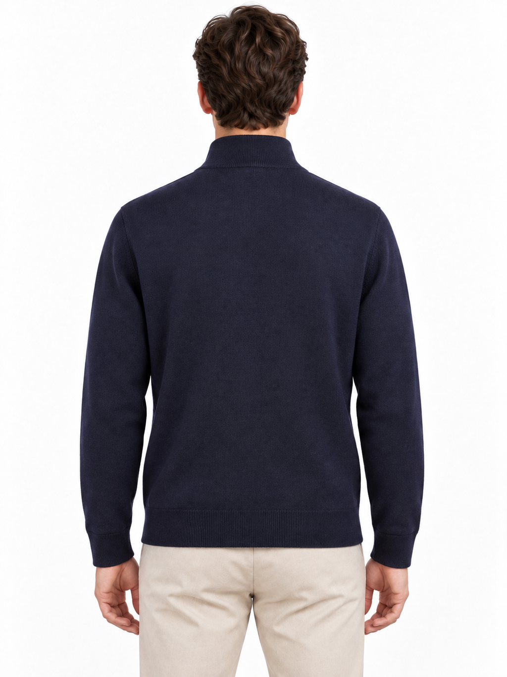 MASQ - Fullzip in 100% pura lana merino extrafine