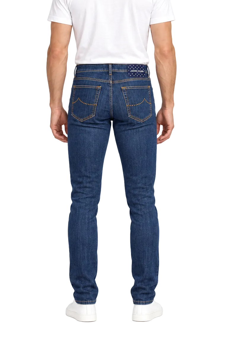 JACOB COHËN - Jeans 5 tasche medio scuro "NICK SLIM"