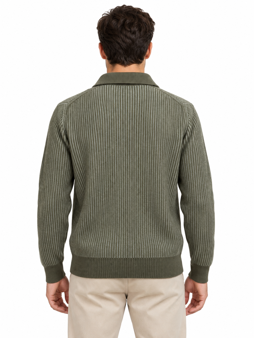 FILIPPO DE LAURENTIIS - Camicia "overshirt" con costa inglese in "cashmerino"