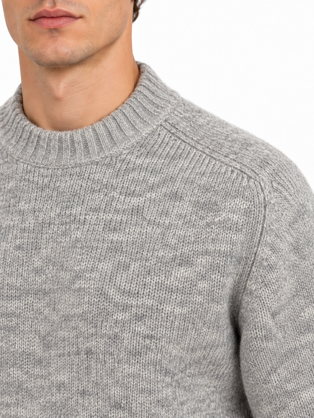 FILIPPO DE LAURENTIIS - Maglia spalla a martello in Baby Alpaca