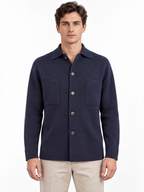 FILIPPO DE LAURENTIIS - Field jacket in 100% pura lana merino