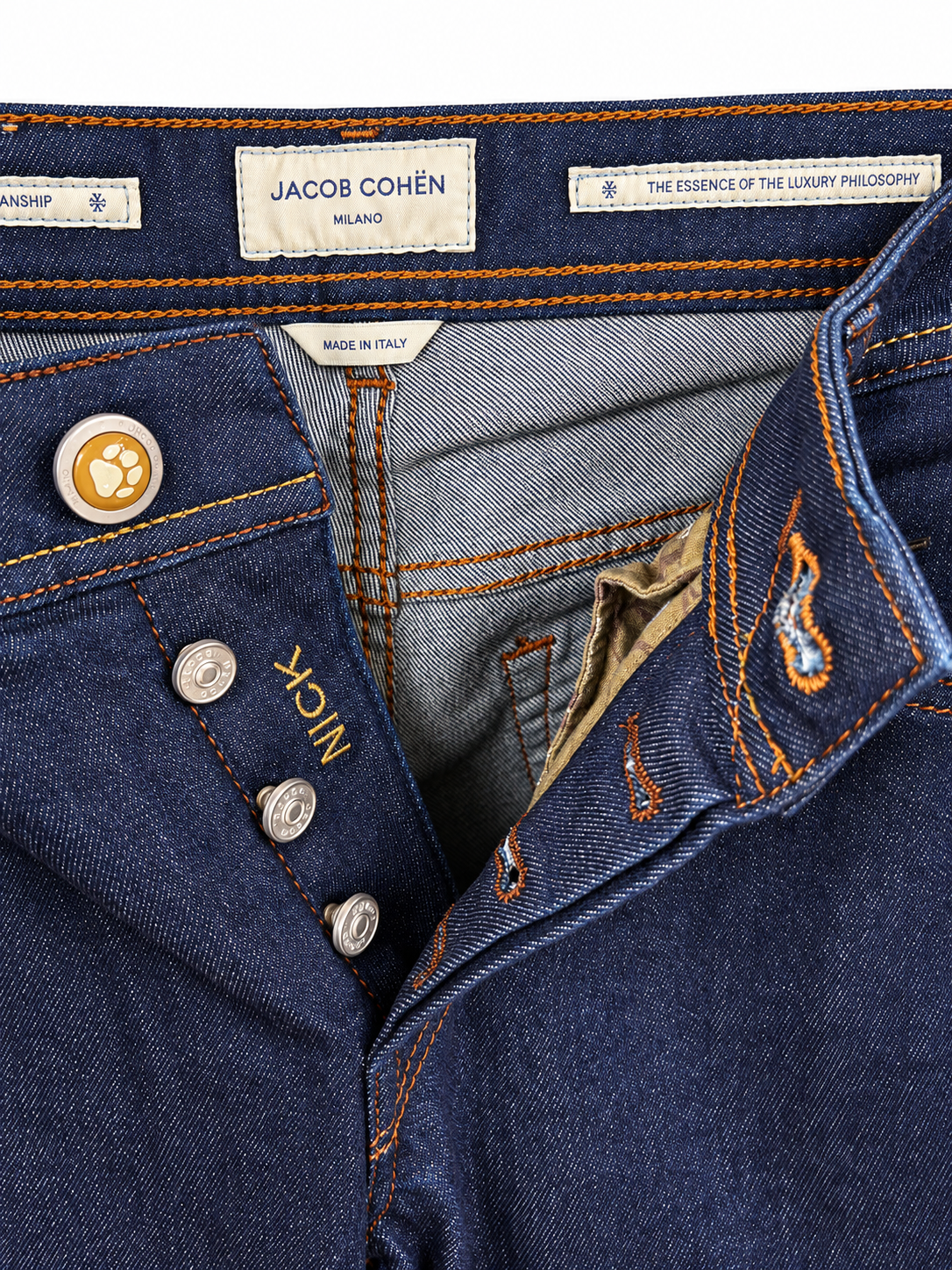 JACOB COHËN - Jeans 5 tasche scuro "NICK"