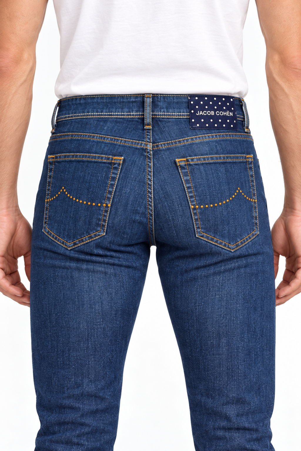 JACOB COHËN - Jeans 5 tasche medio scuro "NICK SLIM"