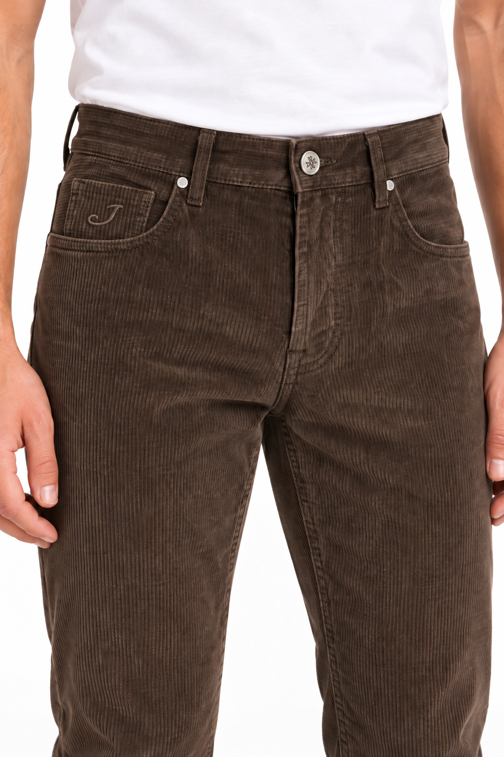 JACOB COHËN - Pantalone 5 tasche in velluto "BARD"