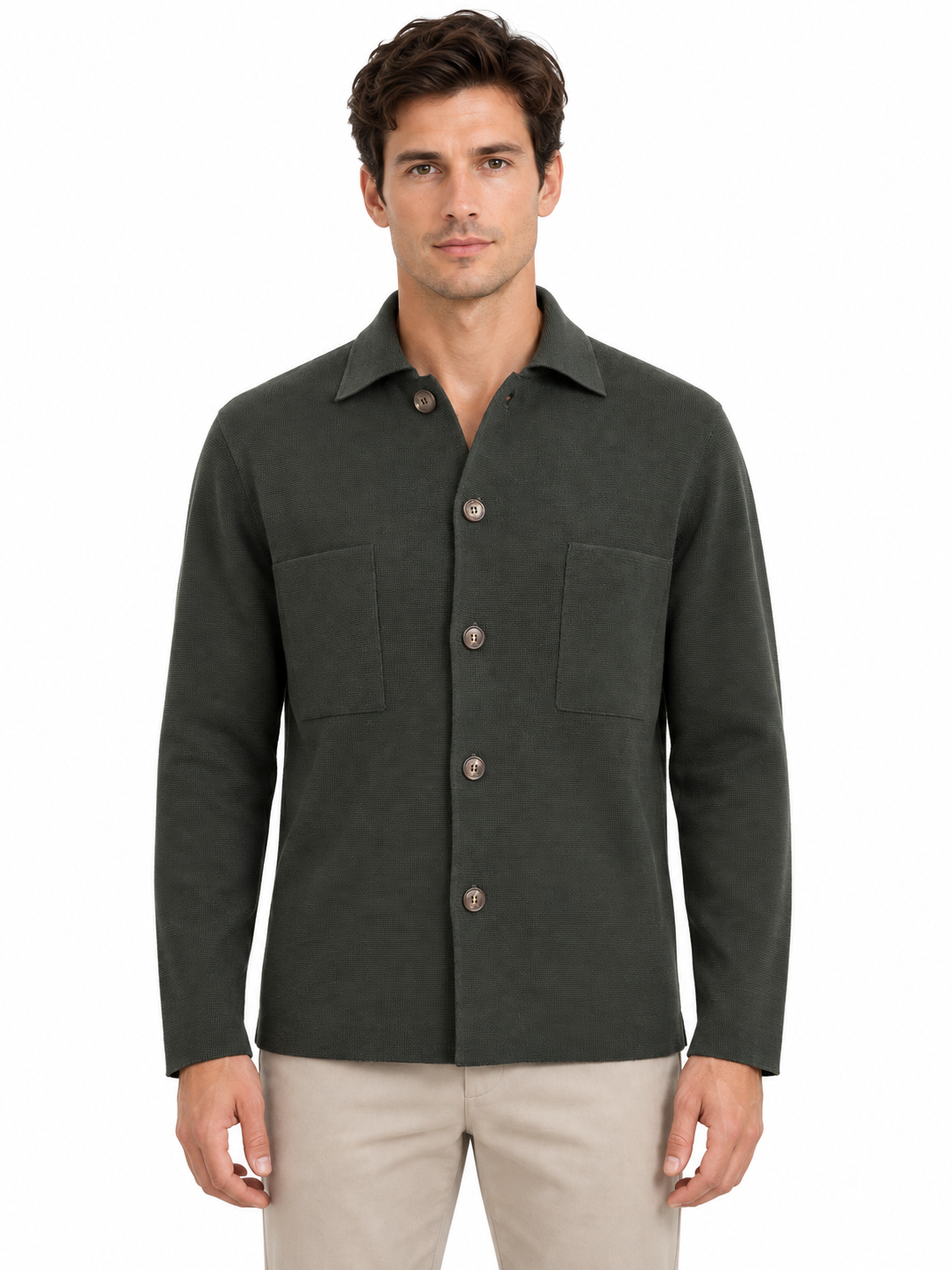 FILIPPO DE LAURENTIIS - Field jacket in 100% pura lana merino
