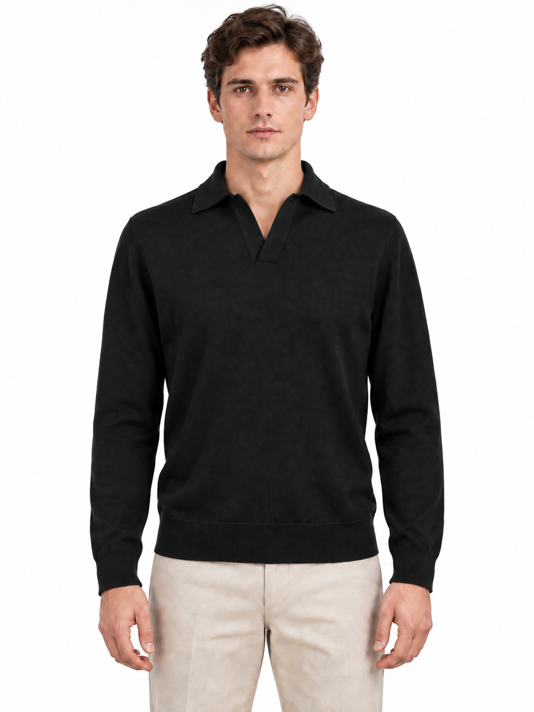 GRAN SASSO "ATHLEISURE" - Polo in maglia finezza 18