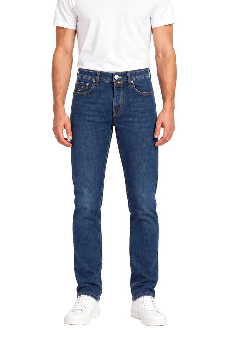 JACOB COHËN - Jeans 5 tasche medio scuro "NICK SLIM"