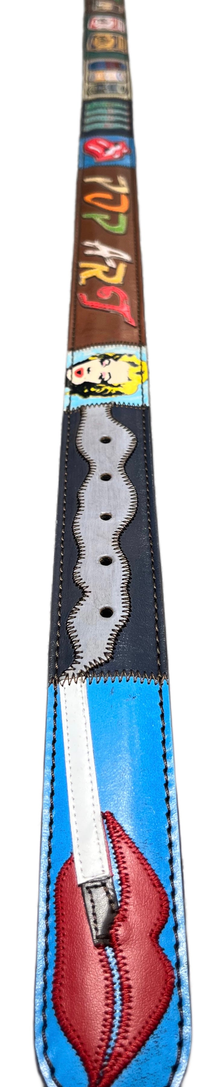 ARTIGIANATO ITALIANO - cintura artigianale "POP ART"