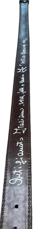 ARTIGIANATO ITALIANO - cintura artigianale "MITICA PORSCHE 911"