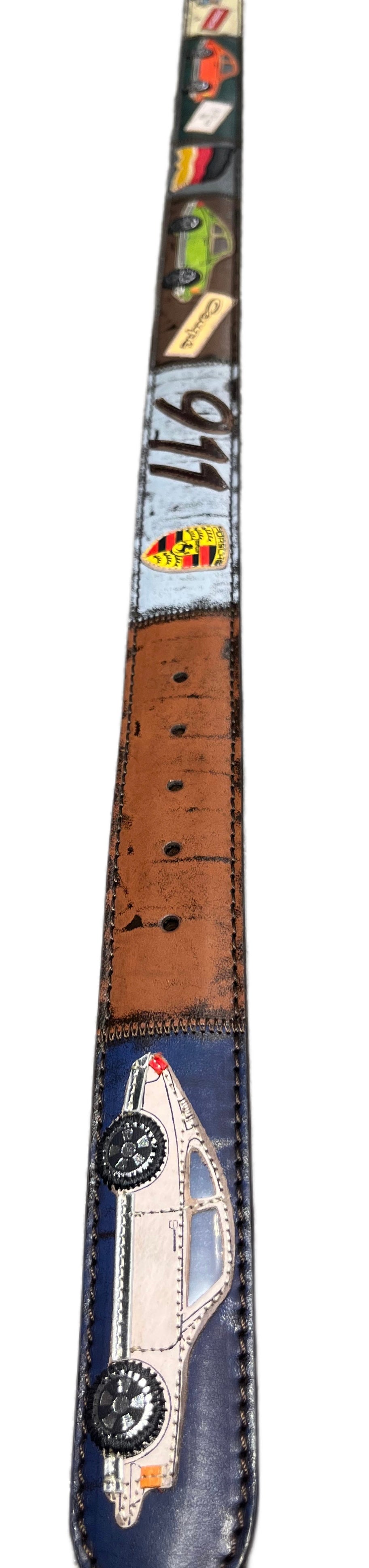 ARTIGIANATO ITALIANO - cintura artigianale "PORSCHE 911 COUPE'"