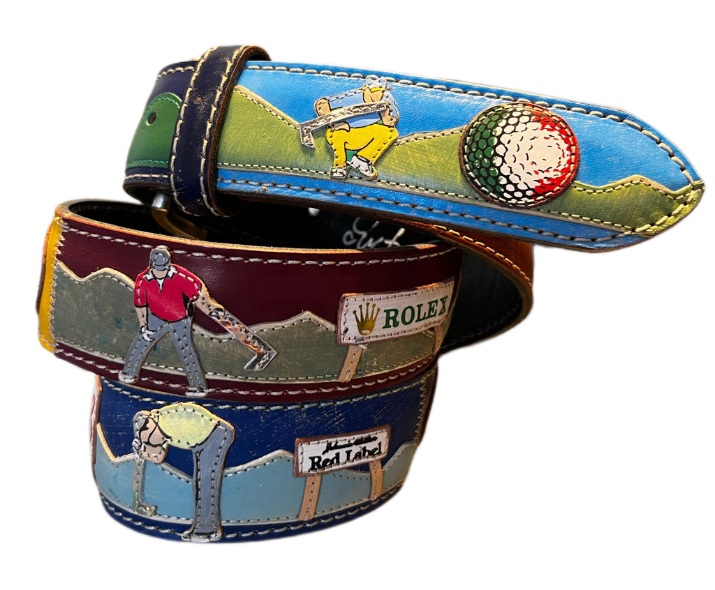 ARTIGIANATO ITALIANO cintura artigianale "GOLF"