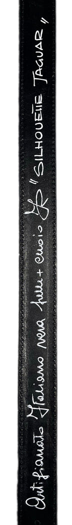 ARTIGIANATO ITALIANO cintura artigianale "SILHOUETTE JAGUAR"