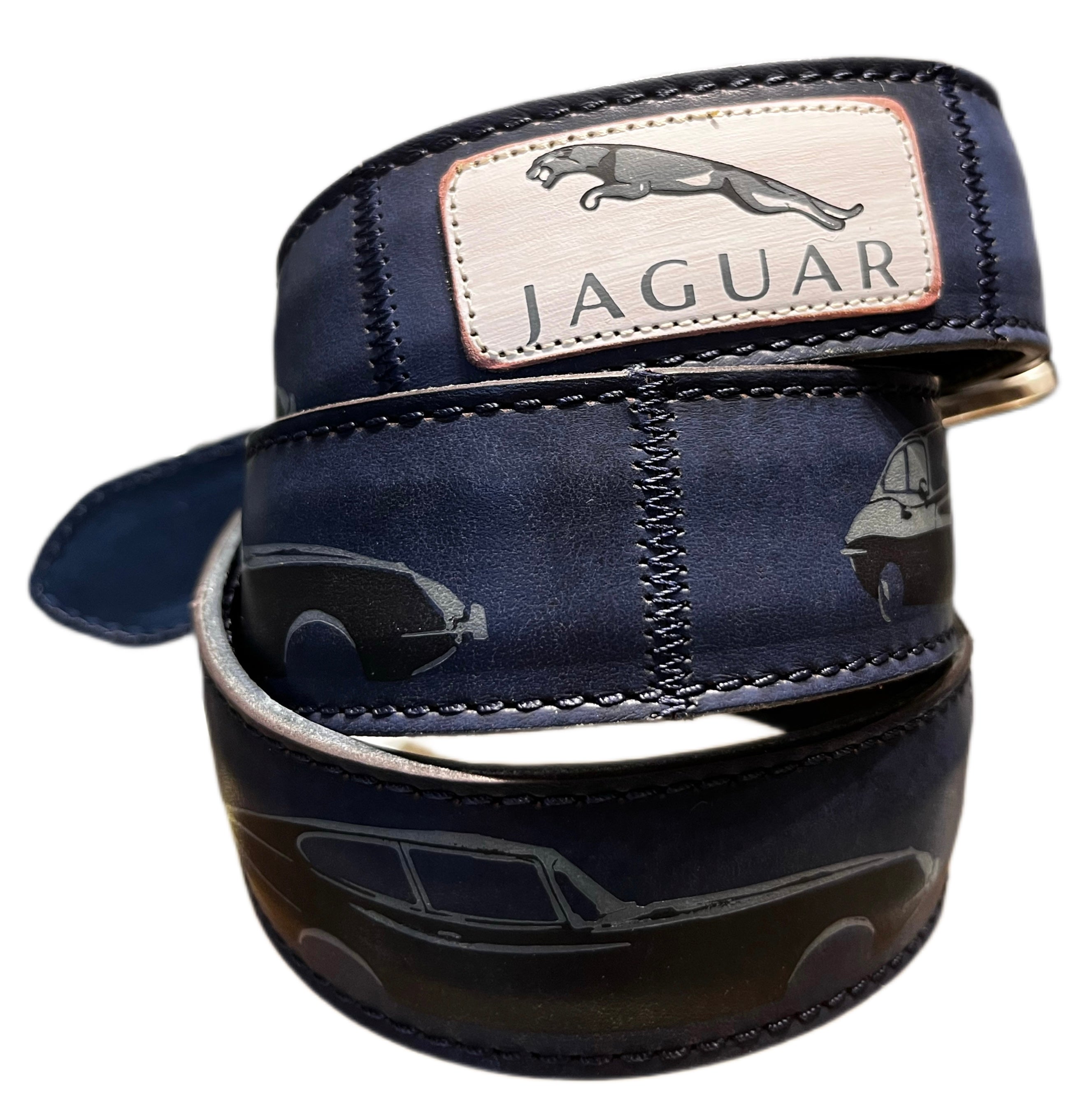 ARTIGIANATO ITALIANO cintura artigianale "SILHOUETTE JAGUAR"