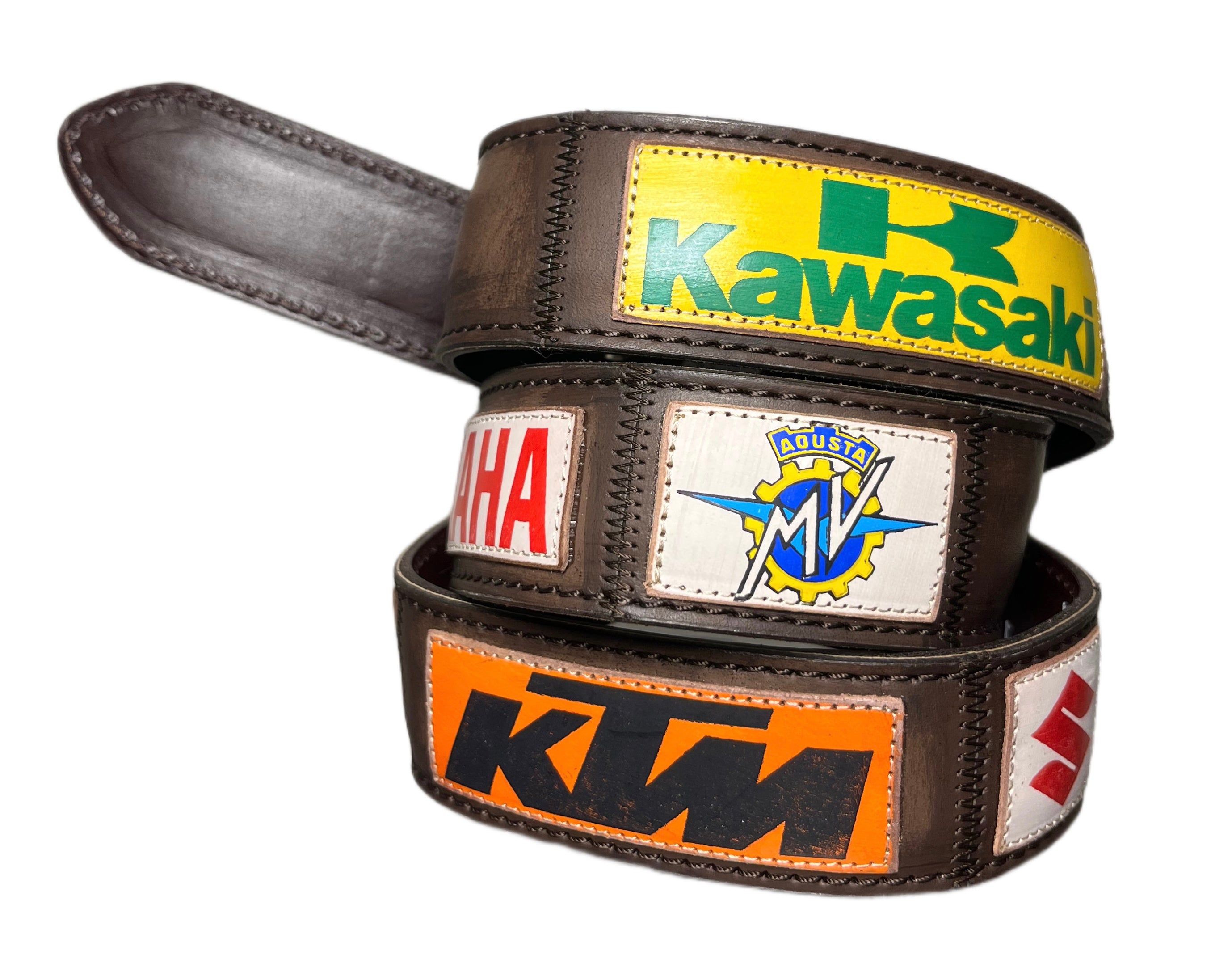 ARTIGIANATO ITALIANO - cintura artigianale "TUTTA MOTO"