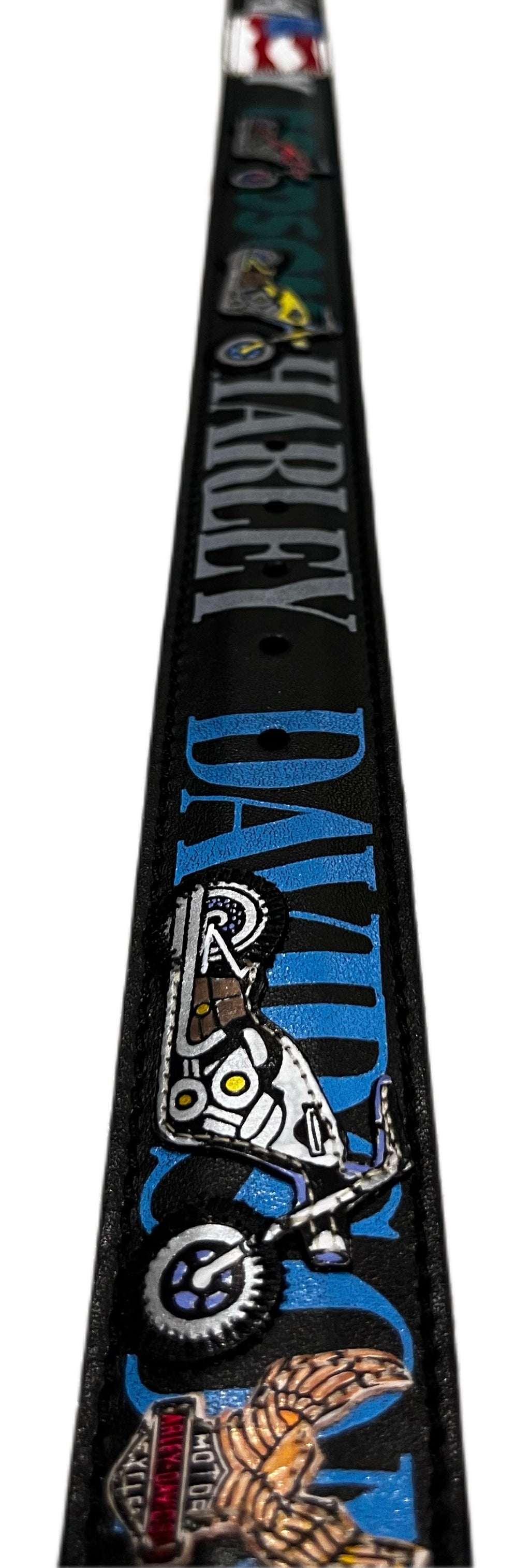 ARTIGIANATO ITALIANO cintura artigianale "HARLEY DAVIDSON"