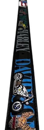 ARTIGIANATO ITALIANO cintura artigianale "HARLEY DAVIDSON"