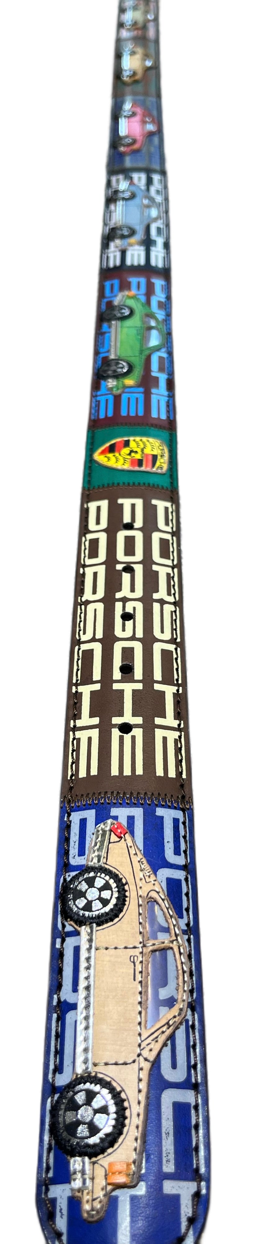 ARTIGIANATO ITALIANO - cintura artigianale "MITICA PORSCHE 911"