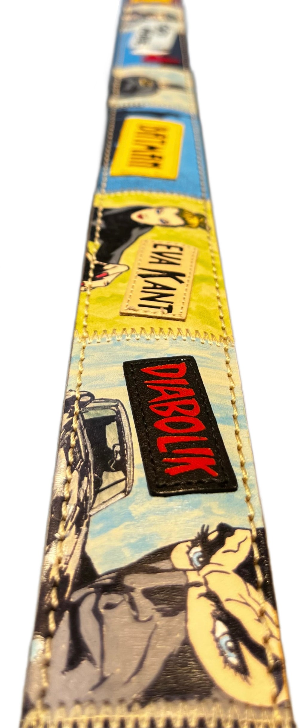 ARTIGIANATO ITALIANO cintura artigianale "FUMETTI 2"