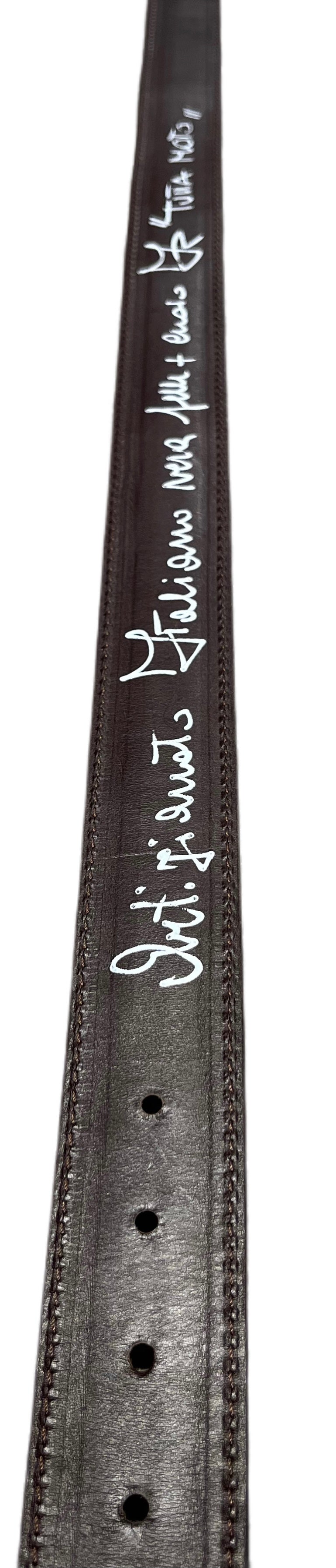 ARTIGIANATO ITALIANO - cintura artigianale "TUTTA MOTO"