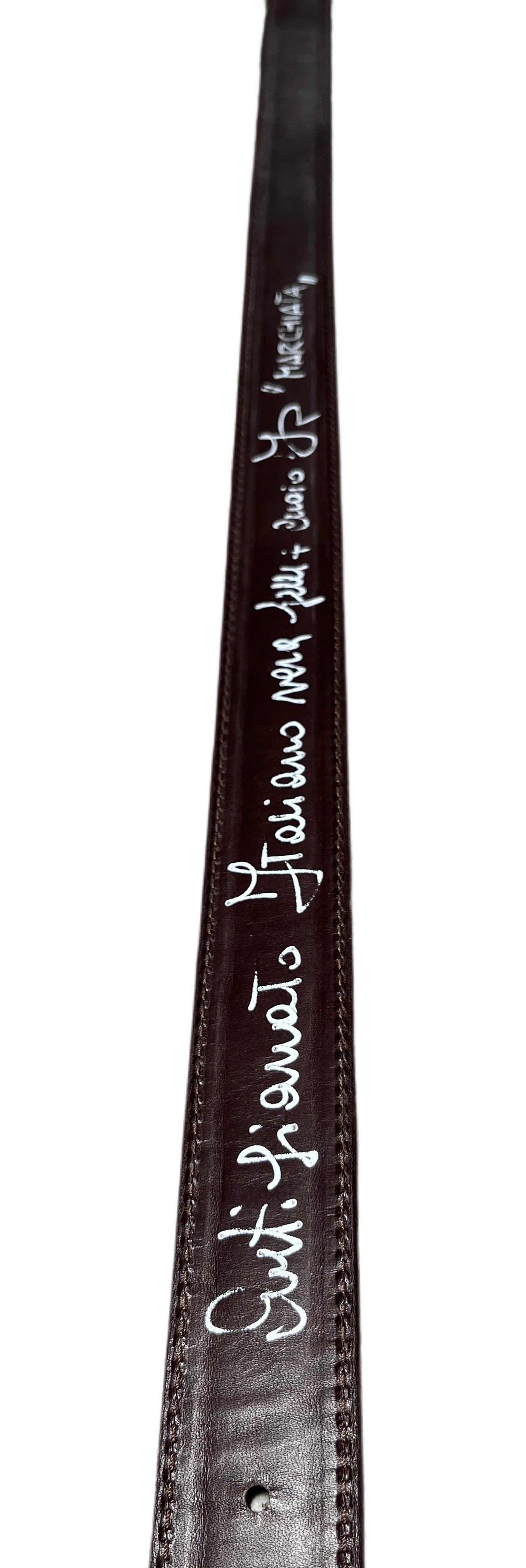 ARTIGIANATO ITALIANO - cintura artigianale "MARCHIATA"