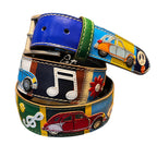 ARTIGIANATO ITALIANO cintura artigianale "2 CAVALLI ANNI 70 "