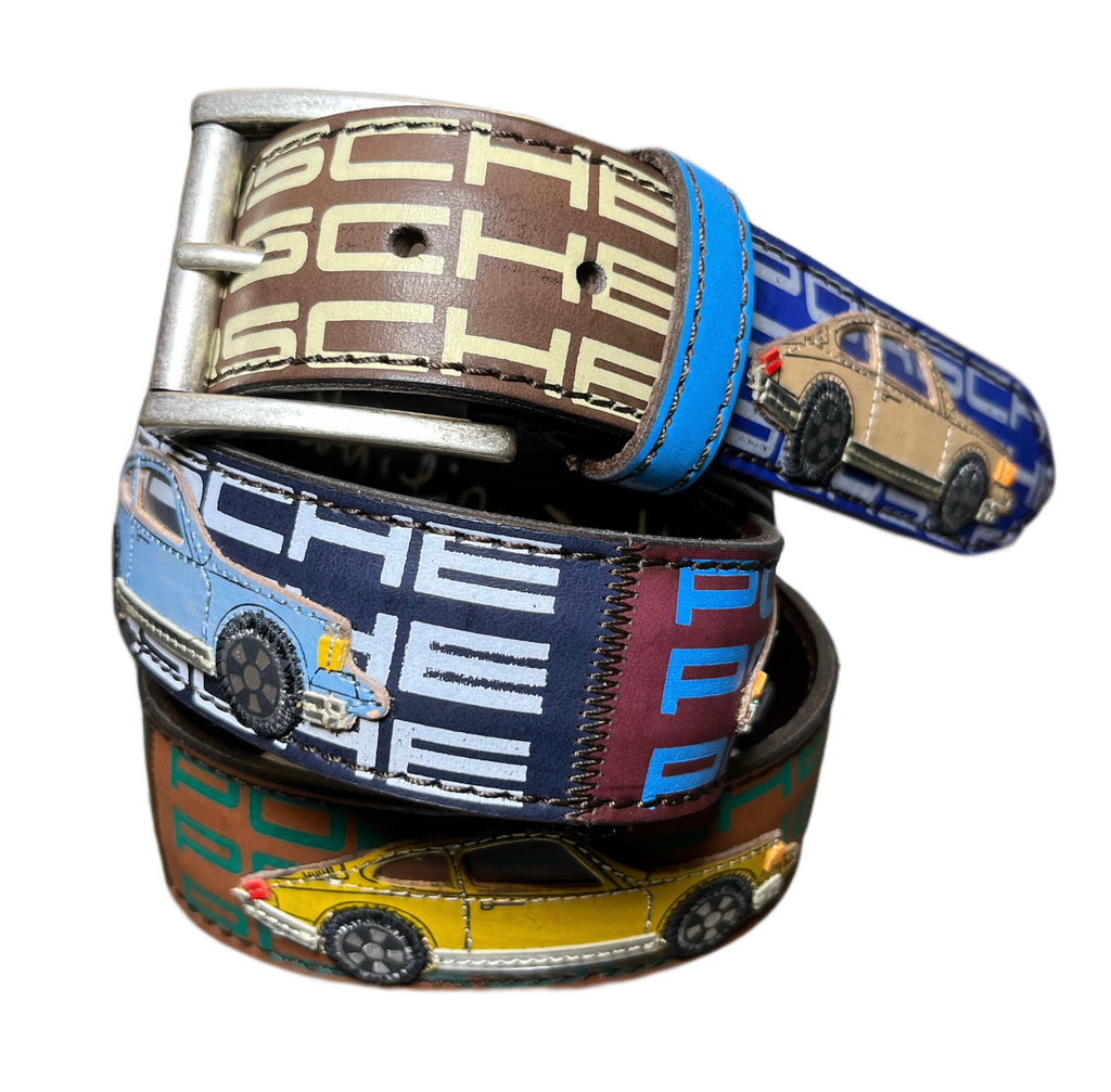 ARTIGIANATO ITALIANO - cintura artigianale "MITICA PORSCHE 911"