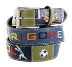 ARTIGIANATO ITALIANO - cintura artigianale "W IL CALCIO"