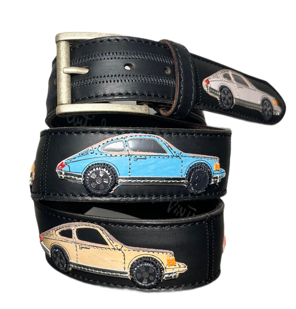 ARTIGIANATO ITALIANO - cintura artigianale "PORSCHE 911 VINTAGE"