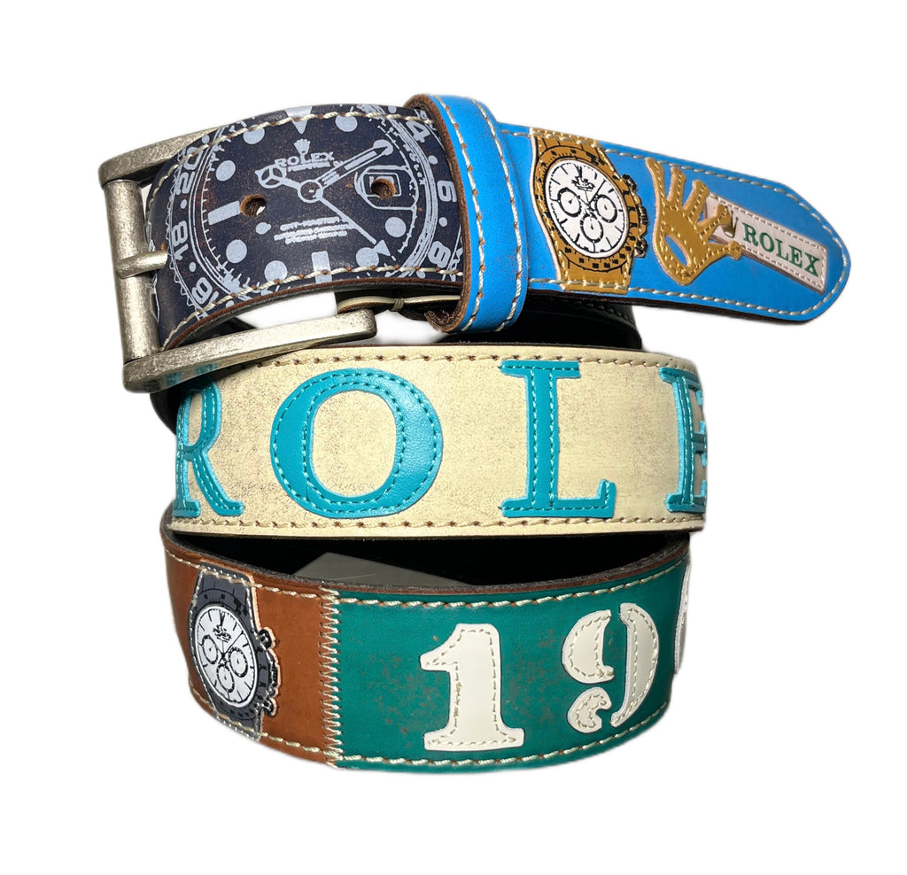 ARTIGIANATO ITALIANO - cintura artigianale "ROLEX"