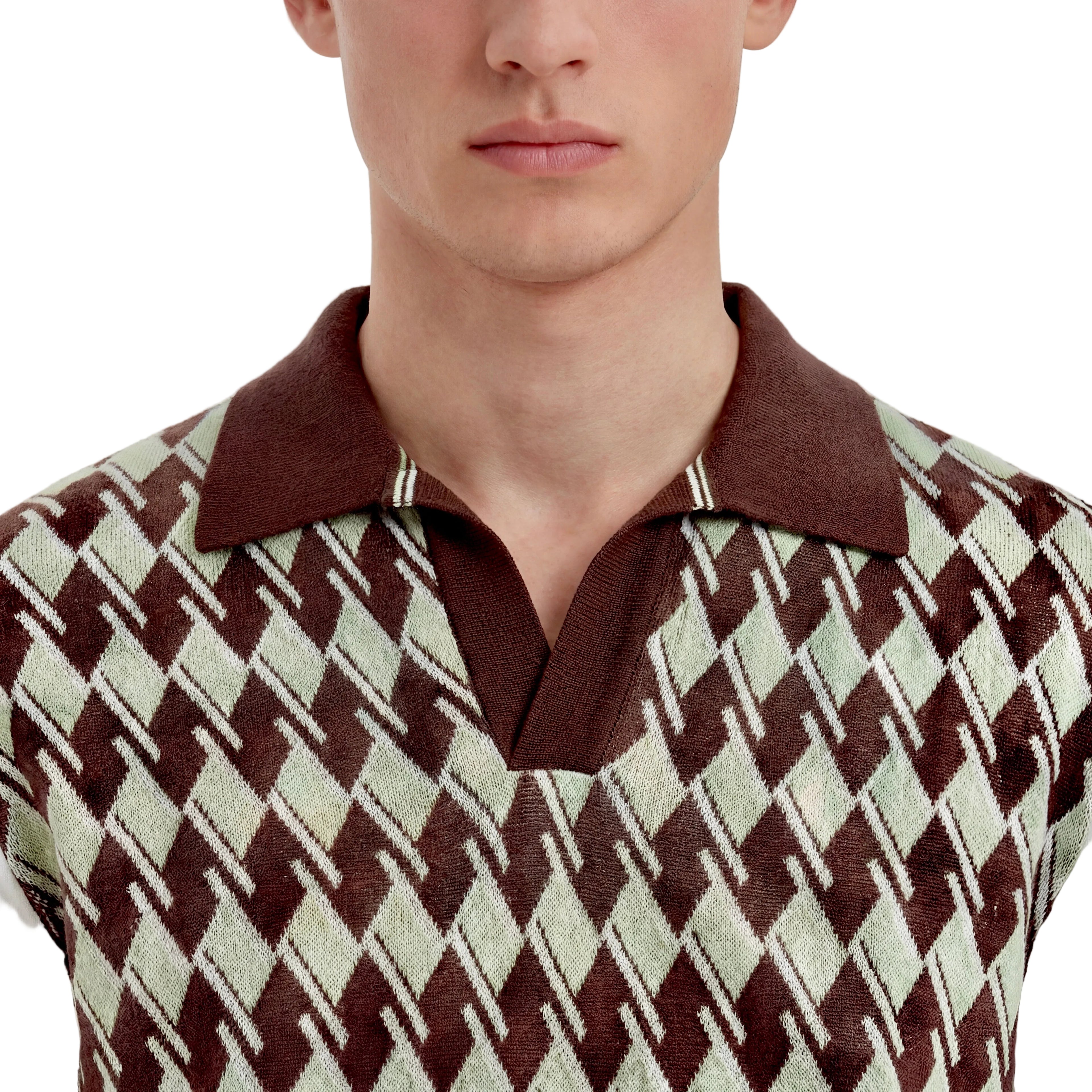 BOB - POLO MANICA CORTA CON FANTASIA