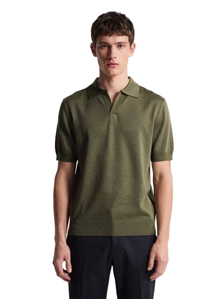 MASQ - POLO CON COLLETTO BOWLING 100% LINO